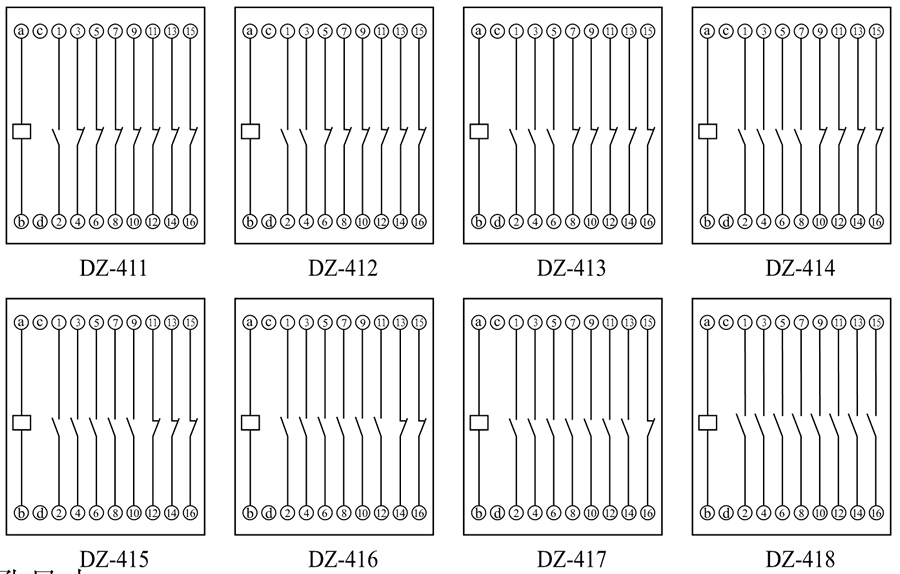 DZ-417内部接线图