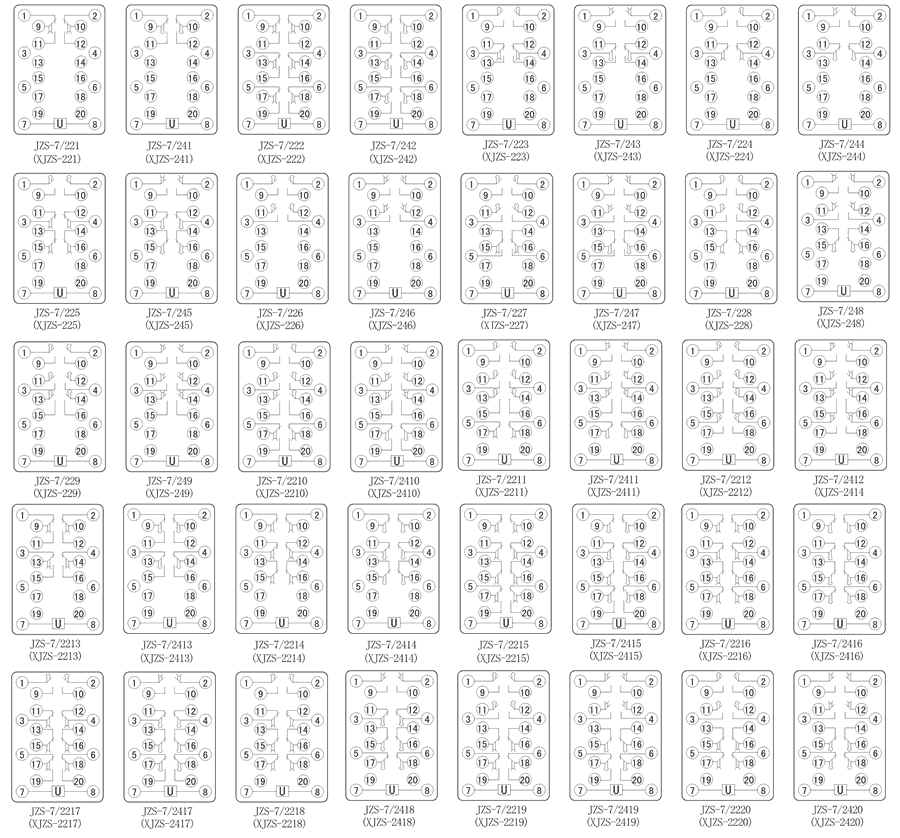 JZS-7/227内部接线图