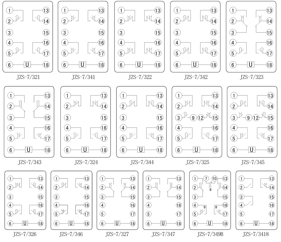 JZS-7/345内部接线图