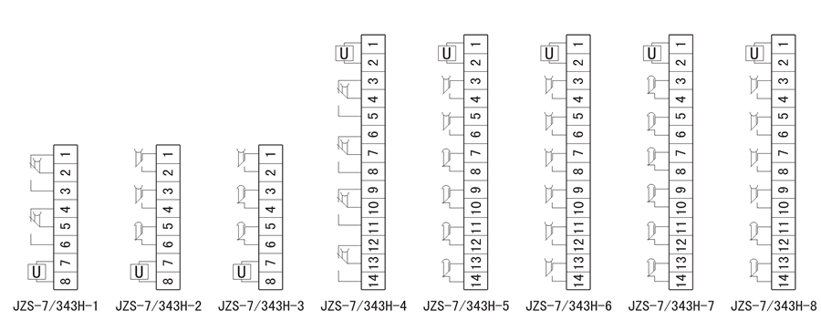 JZS-7/343H-5内部接线图