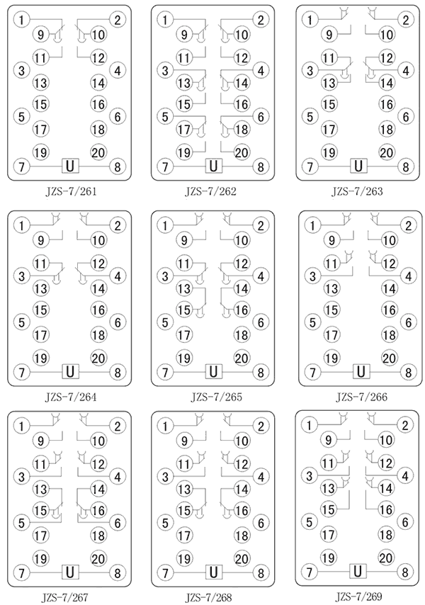 JZS-7/263内部接线图