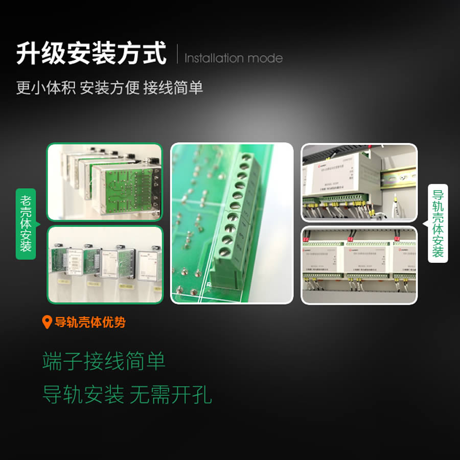 SRS-230VAC-2Z-16A导轨安装结构