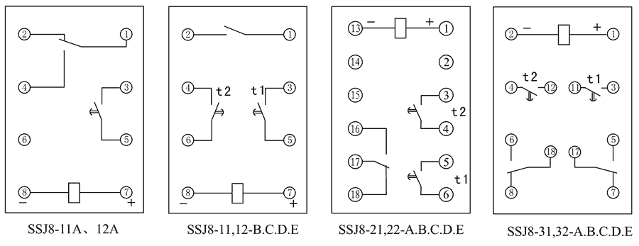 SSJ8-22A内部接线图
