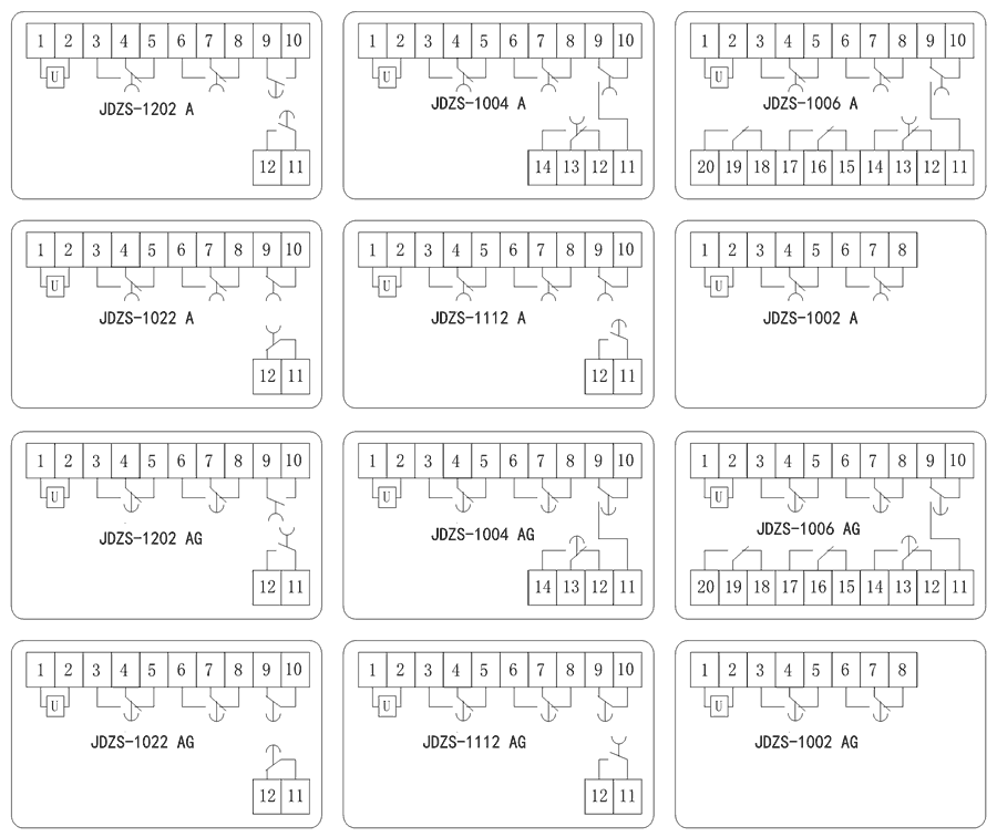 JDZS-1002A内部接线图