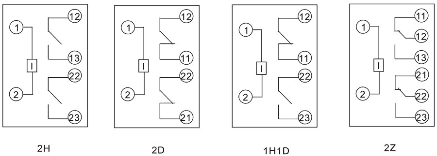 HDLN-2-1H1D-4内部接线图