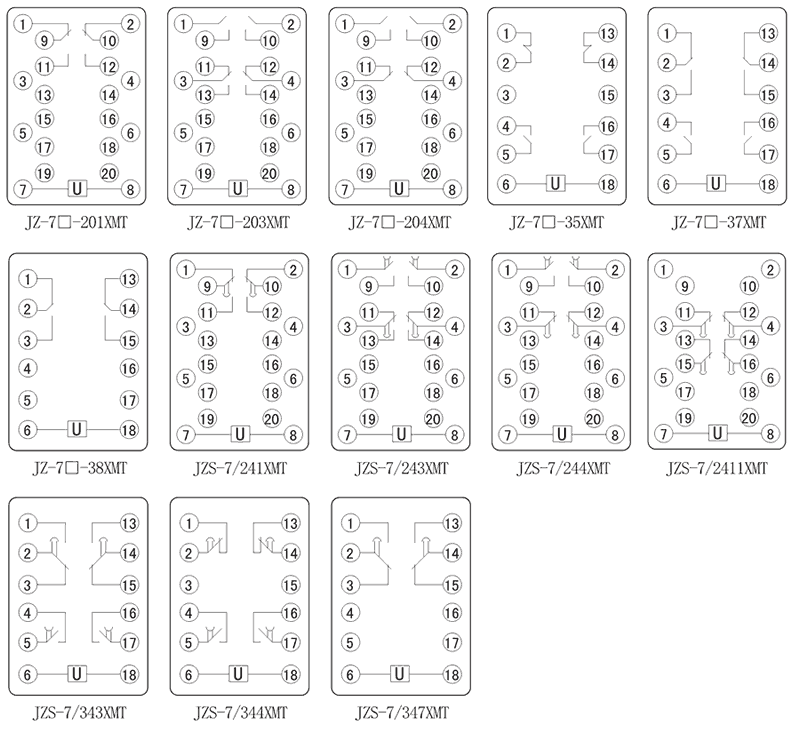 JZ-7J-38XMT内部接线图