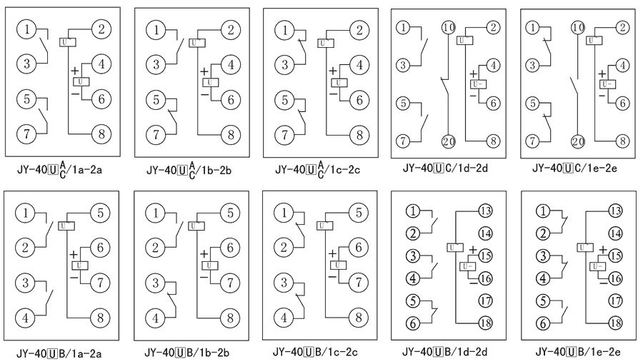 JY-40B/2D内部接线图