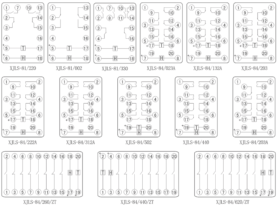 XJLS-81/002内部接线图