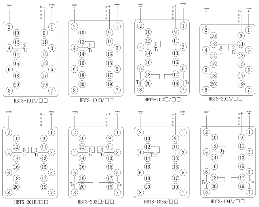 HBTS-102B/1内部接线图